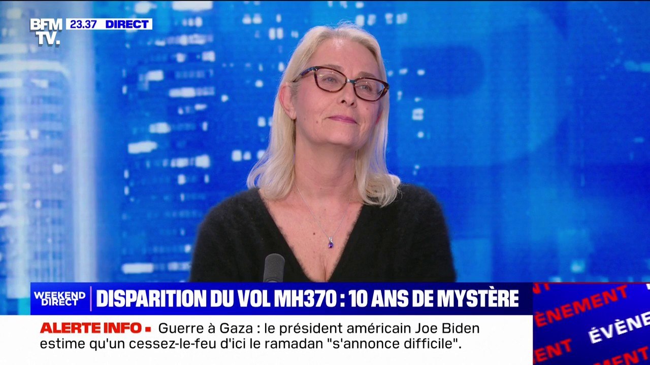 Sophie Cormary (membre de la Fédération nationale des victimes d'attentats et d'accidents collectifs): "Ce qui est terrible pour le MH370, c'est que les familles ne savent pas si leurs proches sont vivants ou morts"