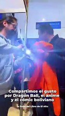 Presidente Arce: compartimos el gusto por dragon ball.