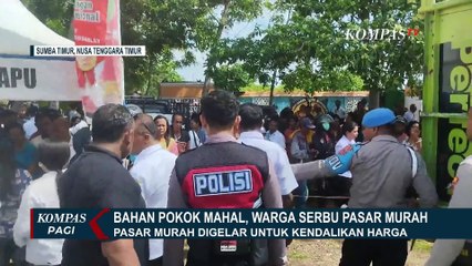 Bahan Pokok Mahal, Warga Sumba Serbu Pasar Murah