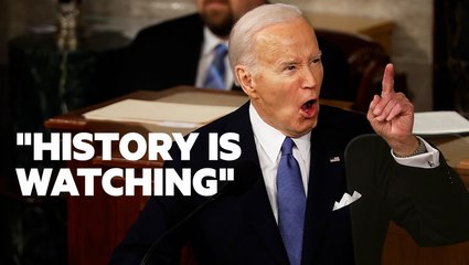 Highlights from Biden's fiery State of the Union address