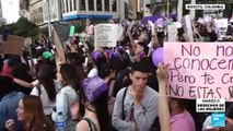 Colombianas salieron a las calles a pedir fin de la brecha salarial y la violencia contra la mujer