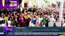 Government creates Venezuelan woman mission on Women's day