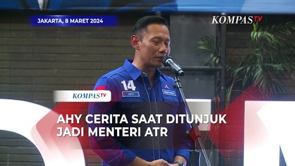 AHY Cerita saat Ditunjuk Jadi Menteri ATR dan Gabung Pemerintahan Jokowi
