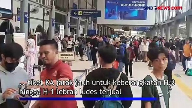Siapa Cepat Dia Dapat, Tiket KA Mudik H-3 hingga H-1 Lebaran Ludes Terjual