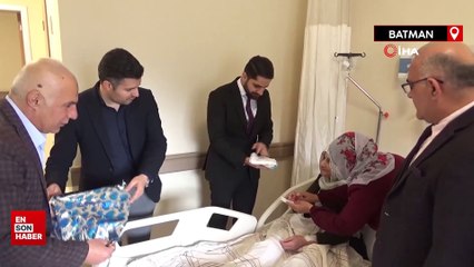 Batman'da 111 yaşındaki Cemile Nine'ye Kadınlar Günü sürprizi