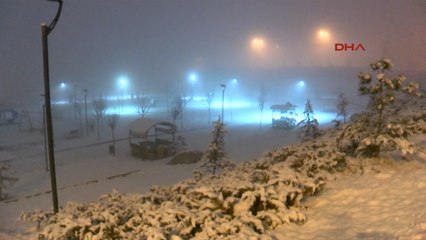 Ankara'da kar yağışı