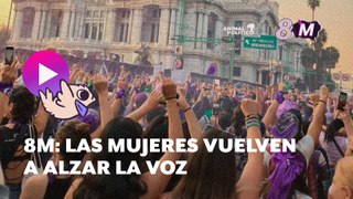 8M: miles de mujeres marchan para exigir una vida libre de violencia