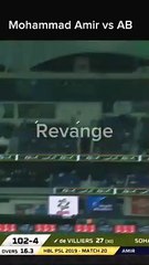 AMIR VS AB BIG wicket AMIR