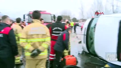 Bartın'da işçi servisleri çarpıştı: 1 ölü, 27 yaralı