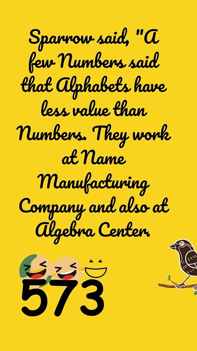 Alphabets and Numbers