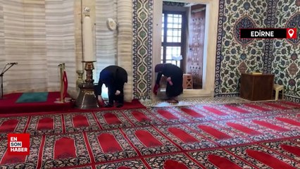 Edirne'deki selatin camiler ramazana hazır