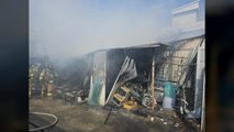수원 유리 판매점에서 불...건물 1동 태워 / YTN