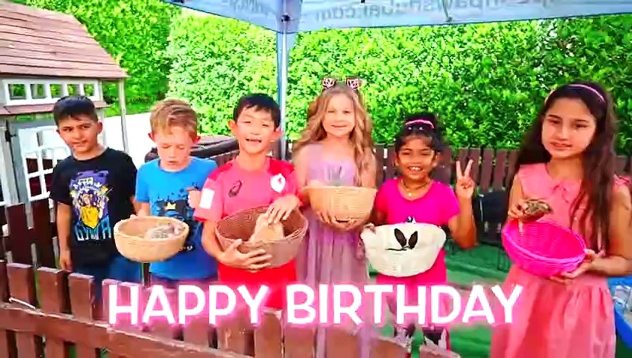 Diana and Roma celebrate Diana's 8th Birthday Party with Friends ...
