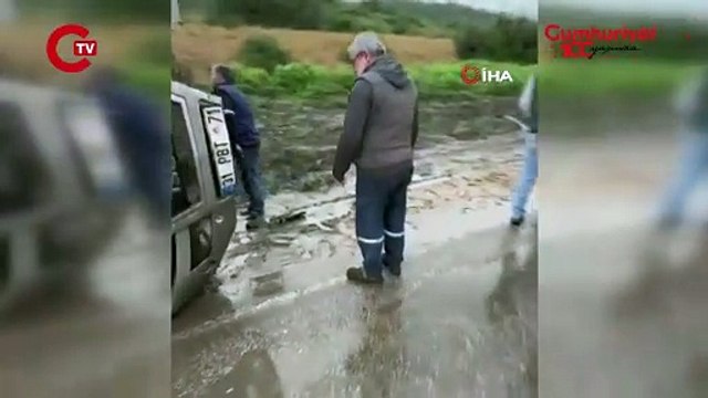 Hatay’da işçi servisi devrildi: Yaralılar var!