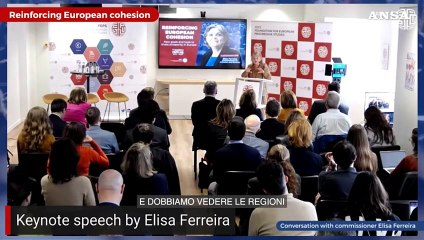 Coesione: Ferreira, "Creare posti di lavoro nelle regioni piu' deboli"