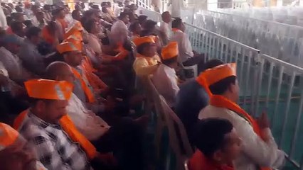 किसान सम्मेलन का कार्यक्रम शुरू, राजनाथ सिंह पहुंचे साइंस कॉलेज, देखें VIDEO