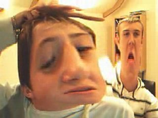 warrped faces hahahahaa martin and eric