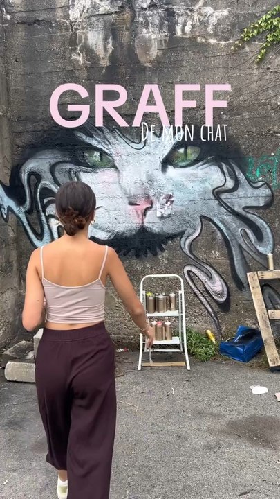 Je graff mon chat !