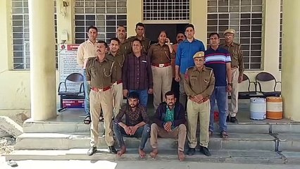 Smuggling of weapons through luxury car, police caught two