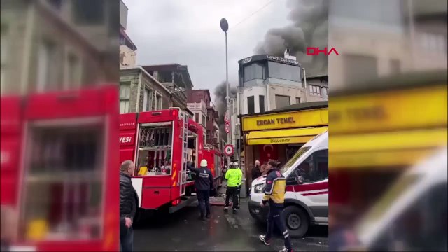 İstanbul'da restoranda yangın: Çok sayıda ekip sevk edildi
