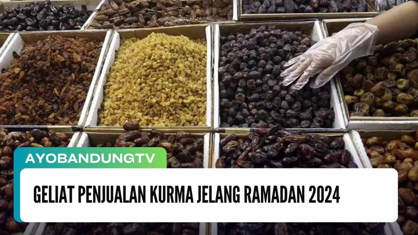 Geliat Penjualan Kurma Jelang Ramadan 2024