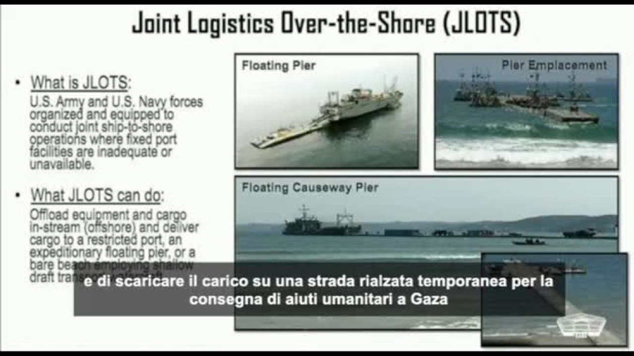 Gli Usa pronti a costruire un porto temporaneo a Gaza