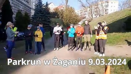 Parkrun w Żaganiu 9.03.2024