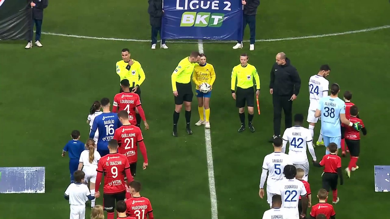 J27 EN AVANT GUINGAMP - ESTAC TROYES (0 - 0) - Résumé - (EAG - ESTAC)   2023-2024