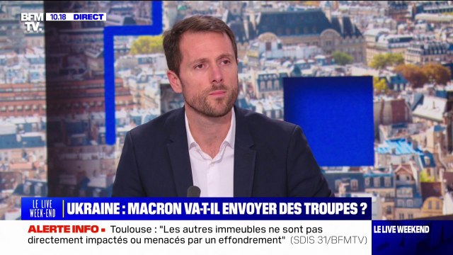 Mathieu Lefèvre (député Renaissance du Val-de-Marne) sur l'Ukraine: Si on veut gagner cette guerre, il faut s'en donner les moyens