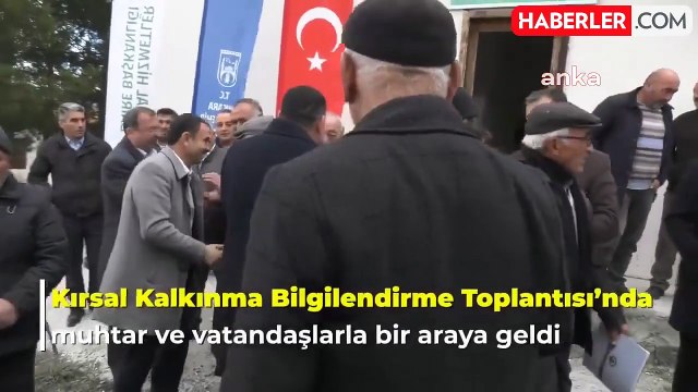 Ankara Büyükşehir Belediyesi Kırsal Kalkınma Bilgilendirme Toplantısı Düzenliyor