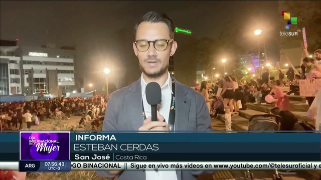 Mujeres costarricenses también conmemoraron el Día Internacional de la Mujer