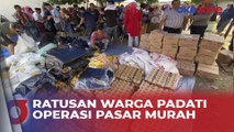 Ratusan Warga di Aceh Utara, Aceh Padati Operasi Pasar Murah