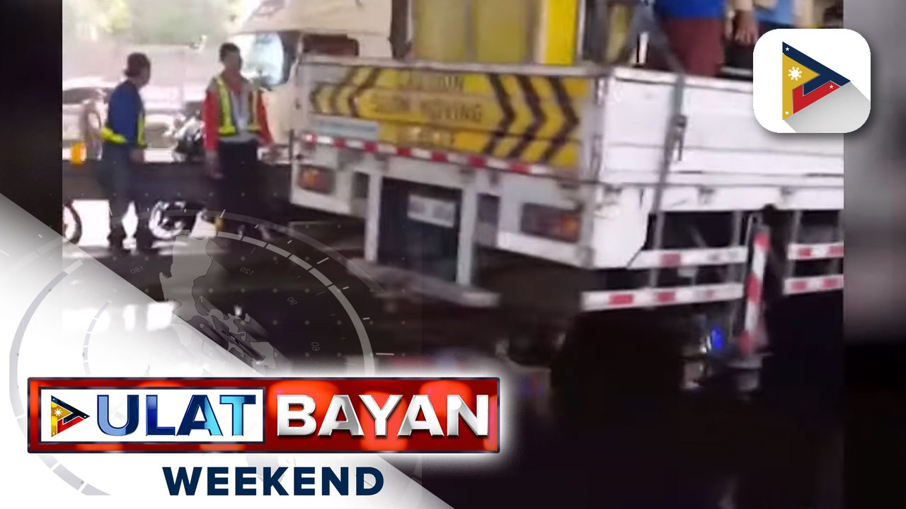 Ilang motorista, naperwisyo sa langis na tumagas sa naaksidenteng oil tanker sa SLEX