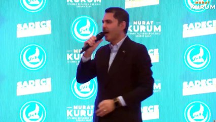 Murat Kurum, Ülkü Ocakları'nda istediği sesi alamadı! 'Sesiniz az çıkıyor'