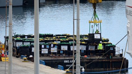 El primer barco que llevará ayuda humanitaria a Gaza a través del nuevo corredor humanitario está listo para zarpar