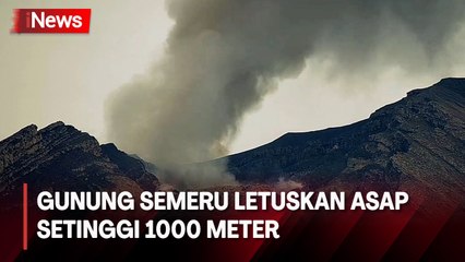 Gunung Semeru Erupsi, Letuskan Asap Setinggi 1000 Meter dari Puncak