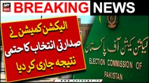 Election Commission releases final result of presidential election