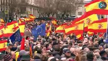 Miles de manifestantes salen a la calle para protestar contra la amnistía de Pedro Sánchez en Madrid