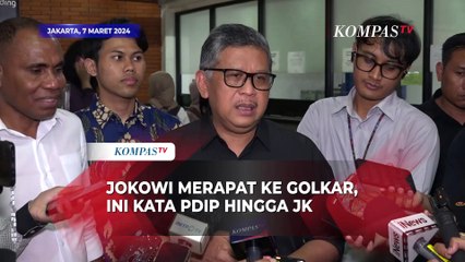 Jokowi Merapat ke Golkar, Ini Kata PDIP hingga JK  PARASOT