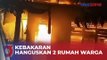 Kebakaran Hanguskan 2 Rumah Warga di Pematang Siantar, Sumatera Utara