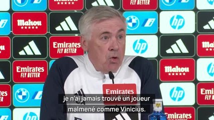 Real Madrid - Ancelotti défend Vinicius : “Tout le monde doit changer d'attitude envers lui”