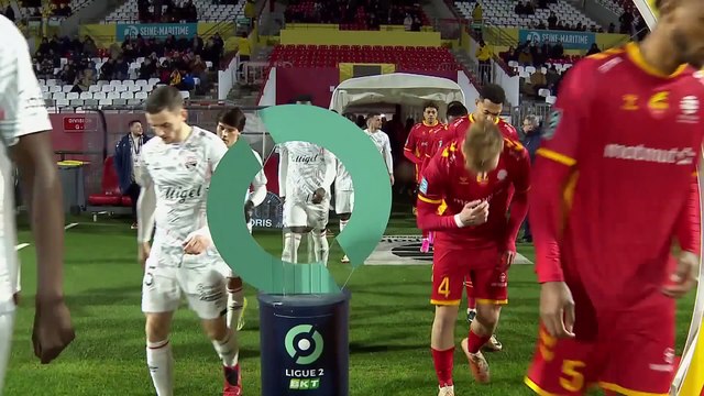 J20 QUEVILLY-ROUEN METROPOLE - EN AVANT GUINGAMP (0 - 1) - Résumé - (QRM - EAG) 2023-2024