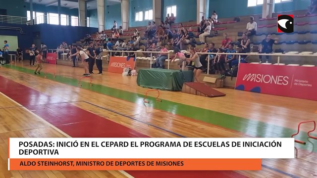 Posadas: Con una gran variedad opciones, inició el Programa de Escuelas de Iniciación Deportiva en el CePARD