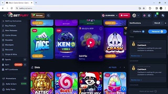 BetFury – Crypto Casino _ Bitcoin Gambling _ Sports Betting - Google Chrome 2023-12-19 22-02-31