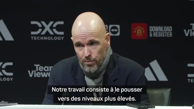 Man. United - ten Hag : “Faire en sorte que le potentiel de Garnacho s’exprime”