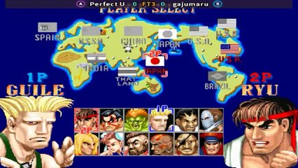 Street Fighter II'_ Champion Edition - Perfect U vs gajumaru FT5