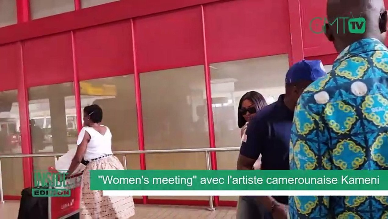 [#Reportage] L'arrivée de l'artiste camerounaise Kameni à Libreville