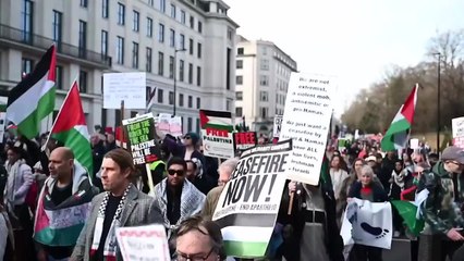 Thousands attend pro-Palestine march in central London