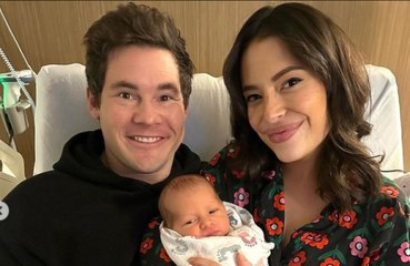 Adam Devine and Chloe Bridges welcome their first child!