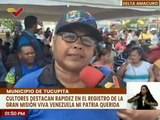 Cultores del edo. Delta Amacuro se registraron el la Gran Misión Viva Venezuela